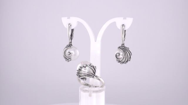 Комплект украшений кольцо арт. 23617502 серьги арт. 33617502