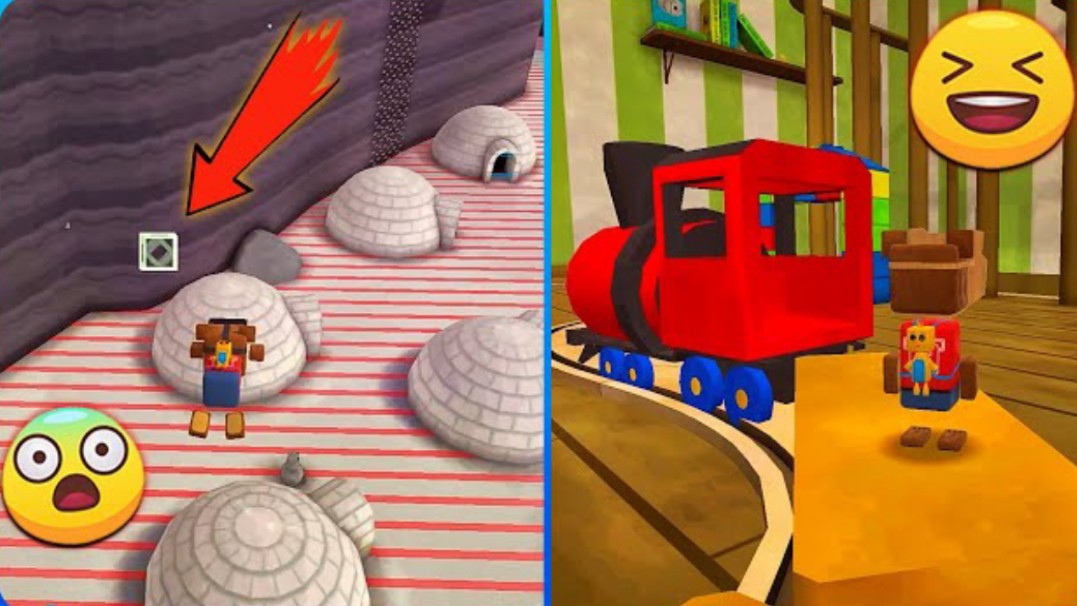 Super Bear Adventure Прохождение ежедневной миссии «Пол — это лава» в Снежной долине!