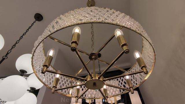 Люстра NEWPORT 1728/C Bronze