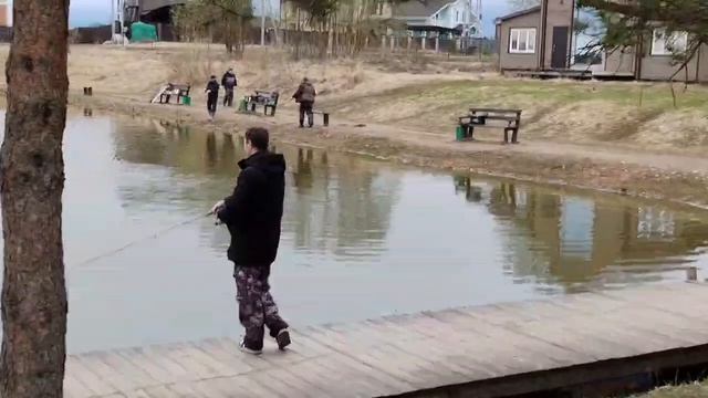 утренние поимки форели