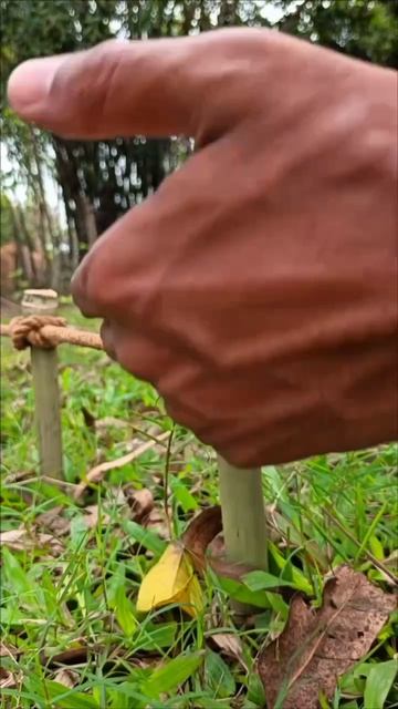 Заборчик из каната своими руками