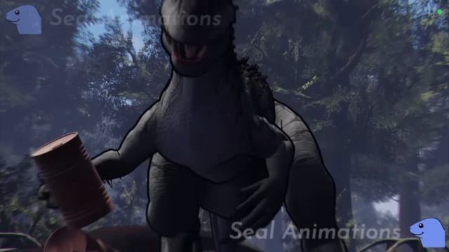 индоминус Рекс ( лвл 20 ) против гигантозавра