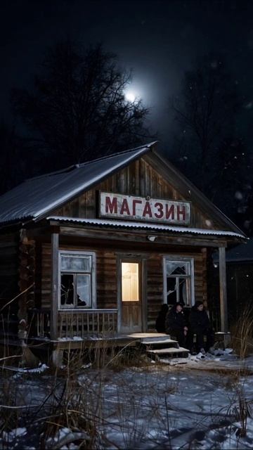 Ночной магазин: заброшенные места и их истории #заброшенное #ночь #фотография
