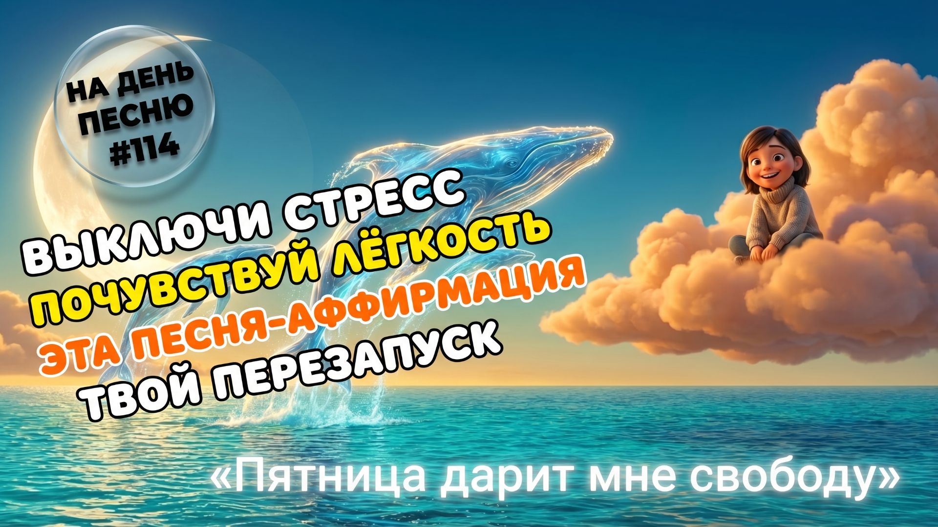 НА ДЕНЬ ПЕСНЮ #114 | Драйвовая ПЕСНЯ-АФФИРМАЦИЯ на энергию и свободу | 