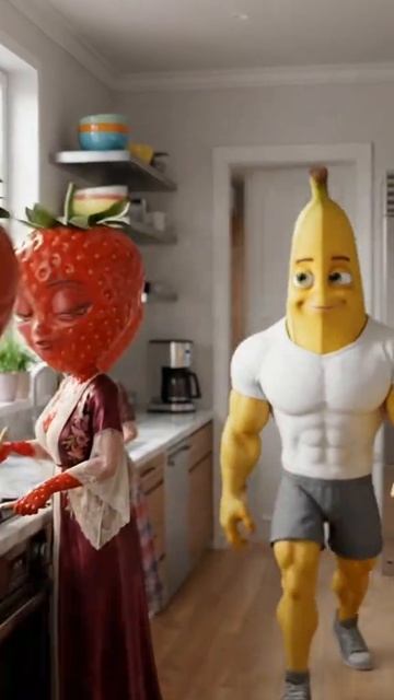 банановый сок клубника + банан