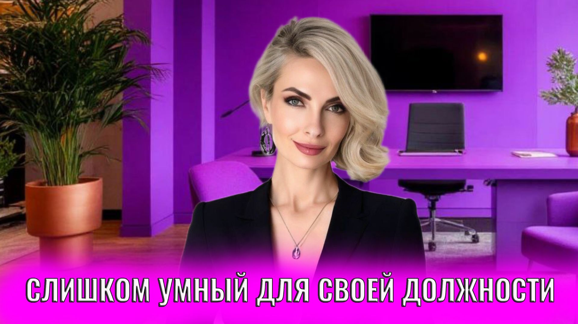 Слишком умный для своей должности. Перерос должность, свое место