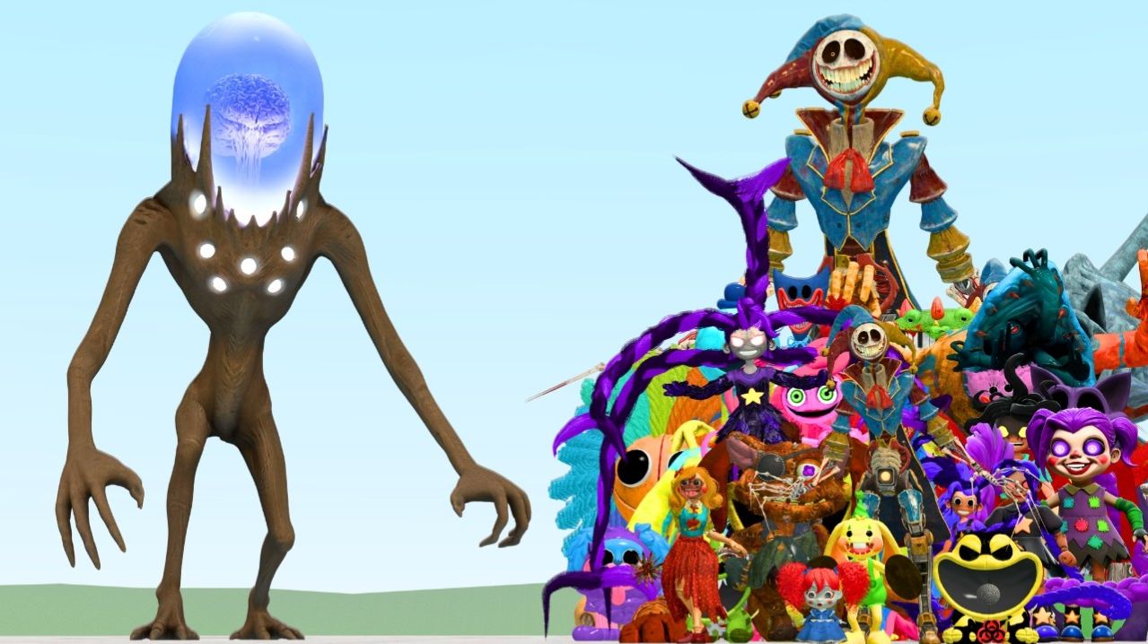 Новый Сиреноголовый Чужой Против Всех Монстров Поппи Плэйтайм