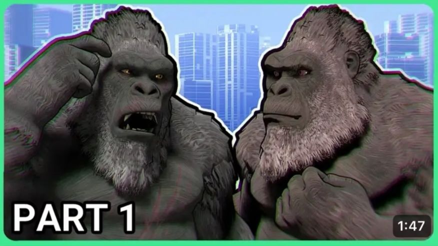 Конг Vs Конг | Анимация часть 1 (перезалив с Ютуба)
