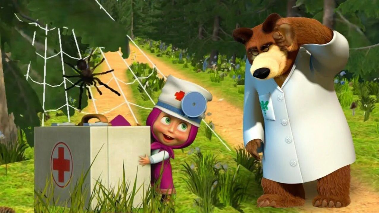 Маша И Медведь! Новые Приключения Доктора Маши! Мини Игры!