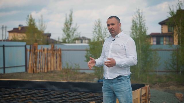 Фундамент. Фундамент монолитная плита. Поселок Смолино