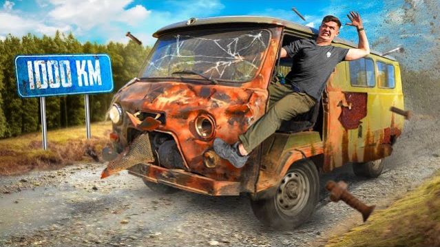 🍿 1000км на РЖАВОЙ БУХАНКЕ по Бездорожью!