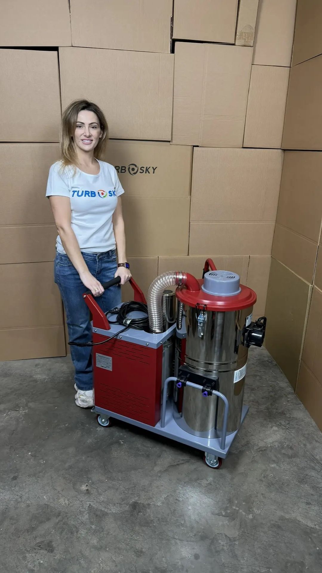 Пылесос промышленный TURBOSKY IV-12