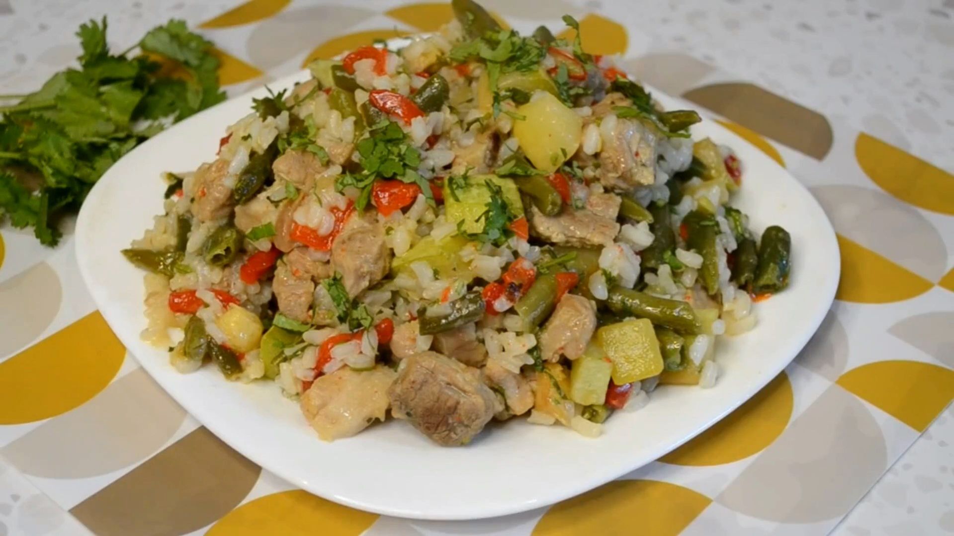 Ужин с овощами за 30 минут.