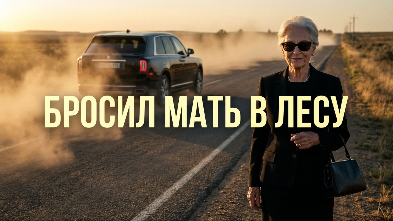 СЫН ВЫШВЫРНУЛ МАТЬ НА ГЛУХОЙ ТРАССЕ РАДИ НАСЛЕДСТВА. ОН ЕЩЁ НЕ ЗНАЛ, КТО ТЕПЕРЬ ХОЗЯИН БИЗНЕСА.