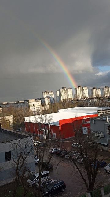 Первая радуга в этом году