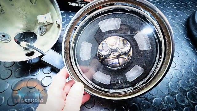 Yamaha светодиодная тюнинг мото фара