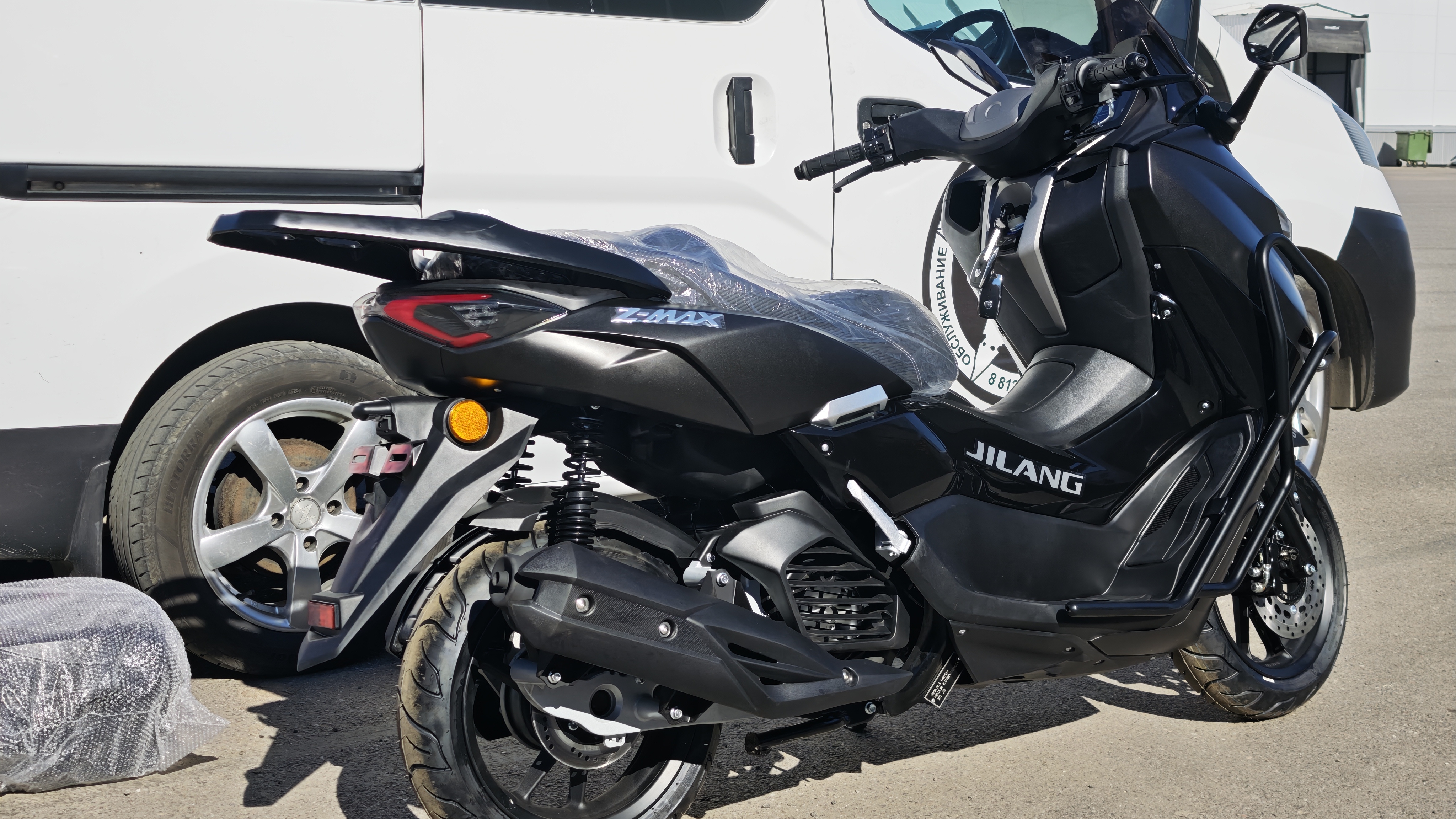 MOTORED: Максискутер оригинал Jilang Z-max 170cc чёрный. Отзыв клиента, оценка 5! Собран и настроен!