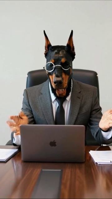 Собака-босс: как управлять бизнесом с неподражаемым стилем #собака #бизнес #юмор