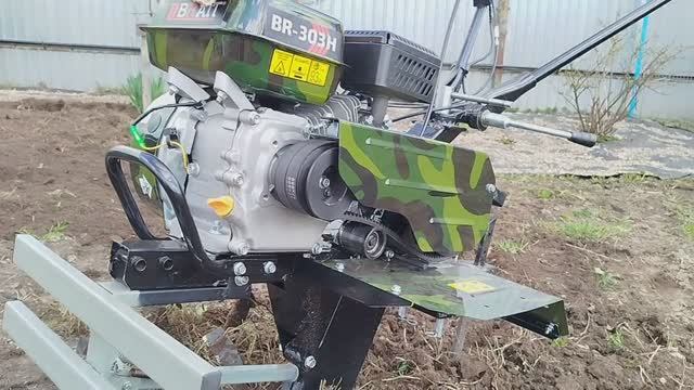 МОТОБЛОК BRAIT BR-303H / ПАШЕМ ПЕРВЫЕ СОТКИ