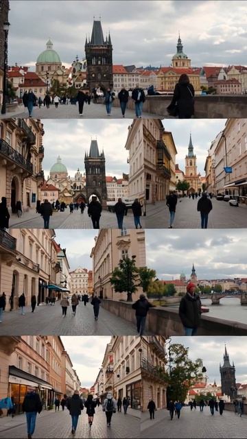 Прогулка по Праге: Очарование города #Прага #путешествия #город