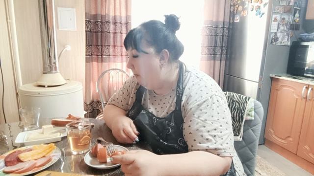 Мугбанг.Завтрак с сыночком.Грандиозные планы на день.