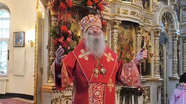 Проповедь митрополита Иоанна после Пасхальной вечерни в храме Рождества Христова г. Йошкар-Олы