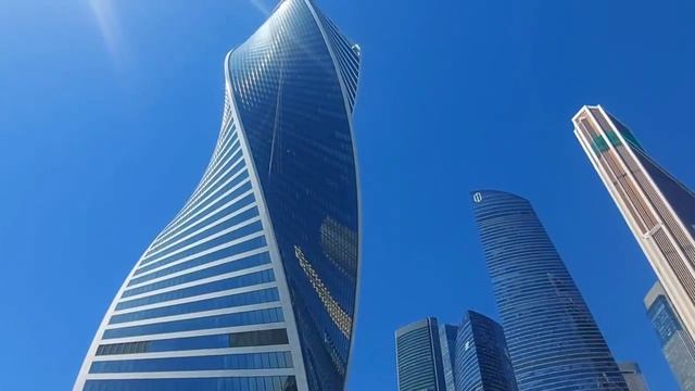 Москва -Сити .Афимолл торгово -развлекательный центр