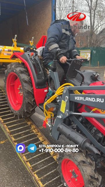 Минитрактор Mahindra JIVO 225 DI 4WD за 900.000р лучше и дешевле не бывает! #минитрактор #трактор