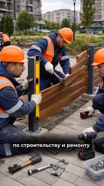 На выполнение работ по установке элемента благоустройства – забора на территории в районе