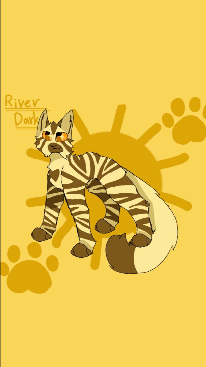 Смотрите какой арт мне сделала речная тьма😍(описание)