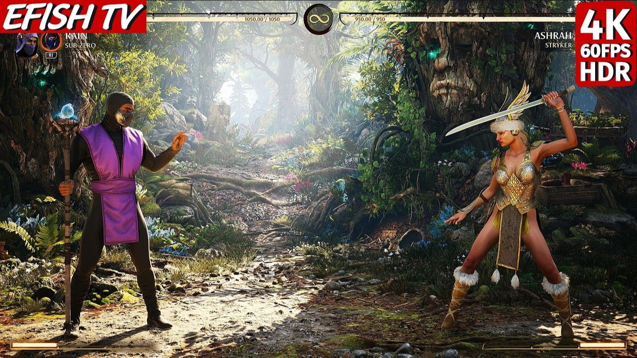 Rain Vs Age Of Conan Ashrah (Hardest AI) - Mortal Kombat 1