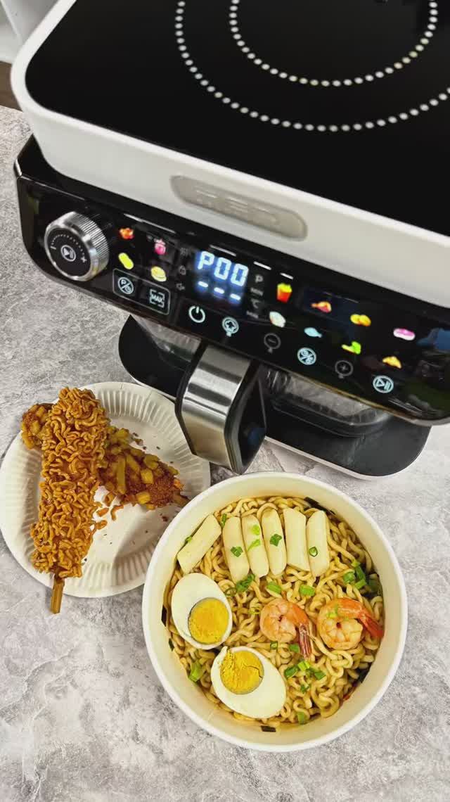 А вы знали, что есть аэрогрили, в которых можно приготовить рамен и второе блюдо одновременно?