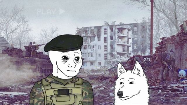 Пёс среди руин (The Dog Among The Ruins) - Russian War Song перезалив с ютуба