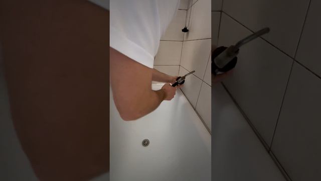 Герметизация ванны , удаление грибка , заделка шва ванны