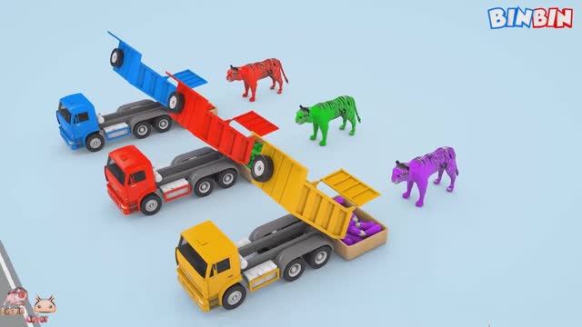 Цвета, которые можно выучить с помощью игрушечного грузовика с водой - Цвета, которые ест лошадь