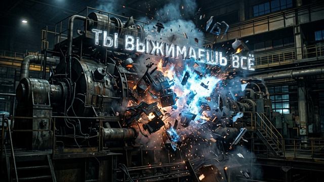 ты выжимаешь  всё