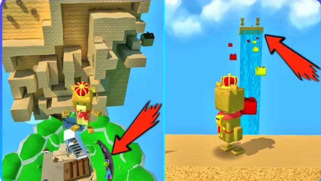 Новое испытание секретного восхождения в Медвежью деревню в Super Bear Adventure.