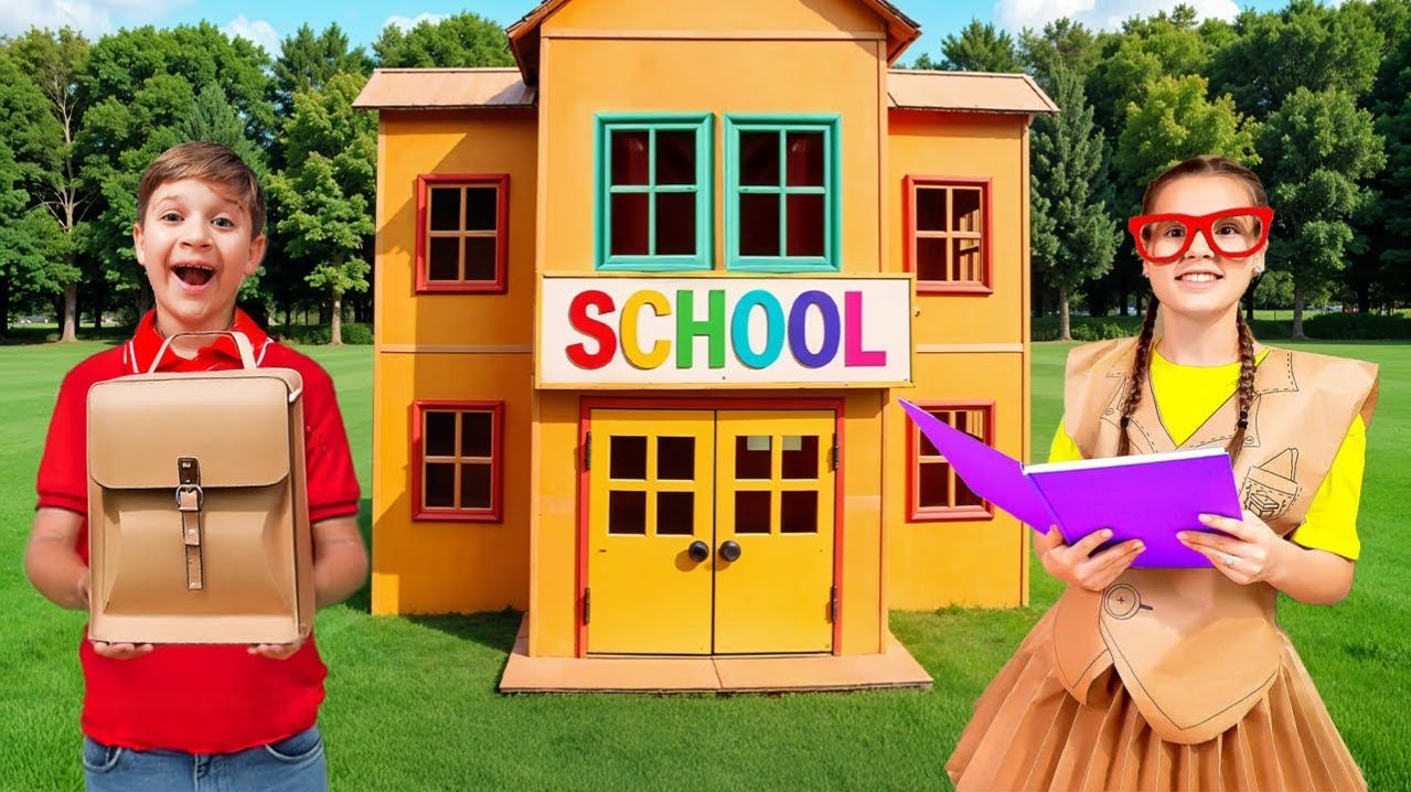 Приключения Ромы в Картонной Школе