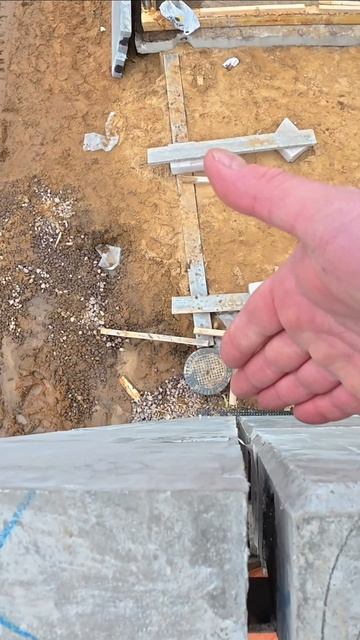 Установка парапетов #фундамент