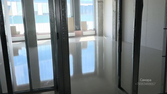 Наливной пол Samaragips 35 выравниваю стяжку под укладку напольных покрытий.