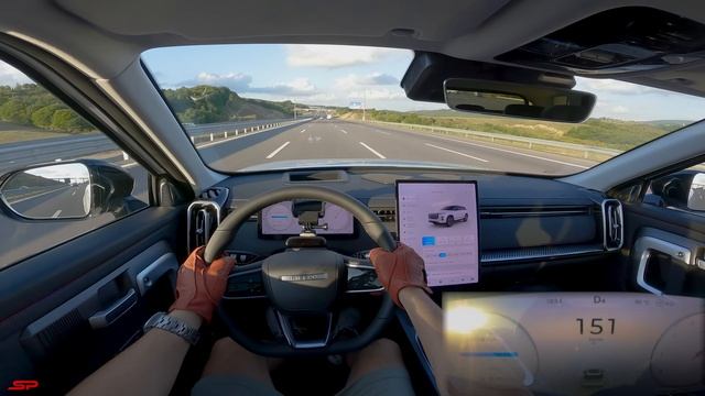 2024 JAECOO 7 EVOLVE 0-100 Topspeed - Тест-драйв от первого лица на АВТОБАНЕ в 4K