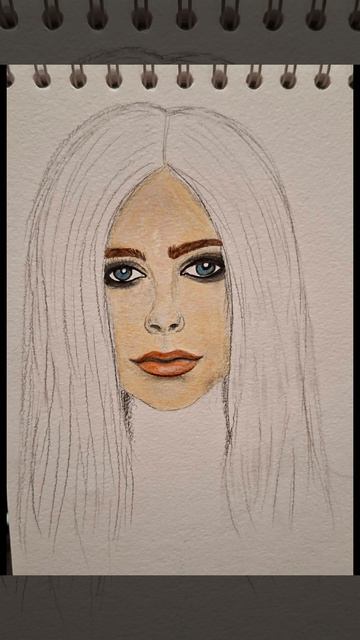 Рисую Аврил Лавин 🖌