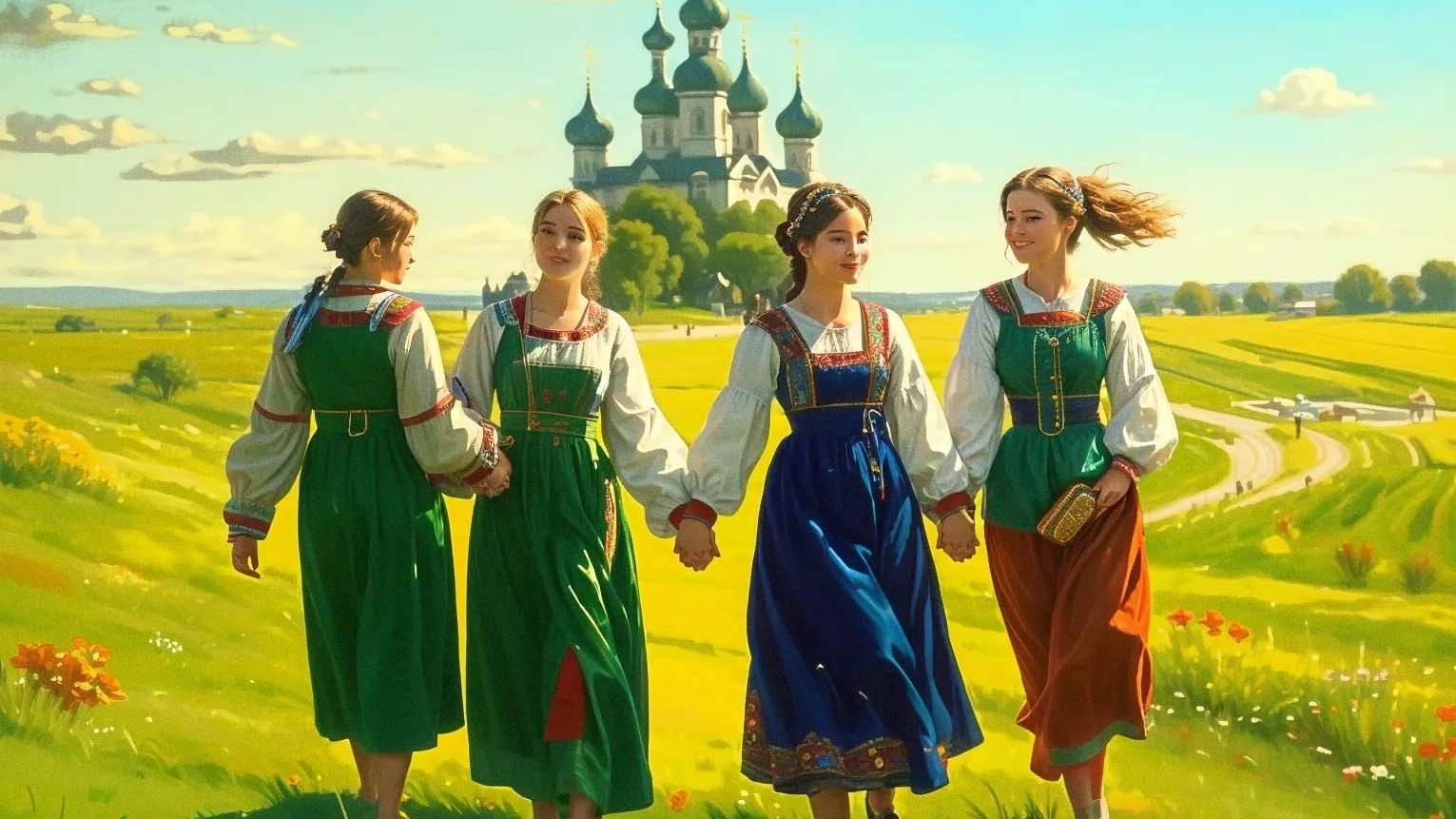 Поздравляю с Красной горкой. Музыкальная открытка.