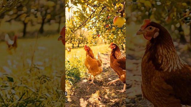 куры польза на участке #фермерство #куры #яйца #птицеводство #сельскоехозяйство