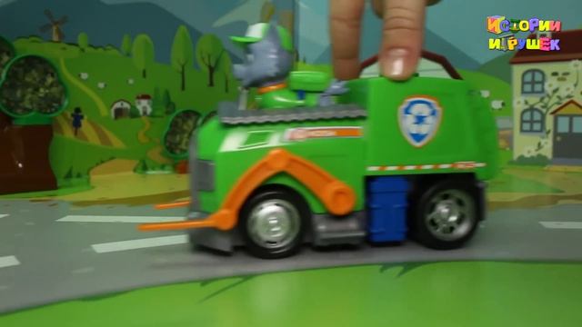 Видео для детей - Игрушки щенячий патруль у видео для детей - Завалило песком! Развивающие мультики