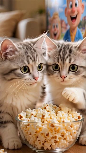 Макарошка и котята