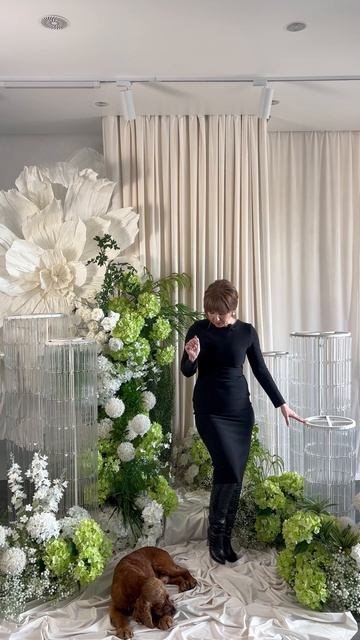 Оформление свадьбы. Разбор фотозоны 2. Стойки с подвесками