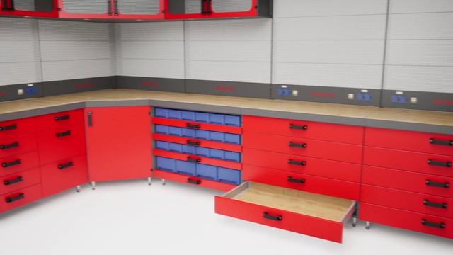 Обзор комплекта мебели для гаража KronVuz-KV-20000