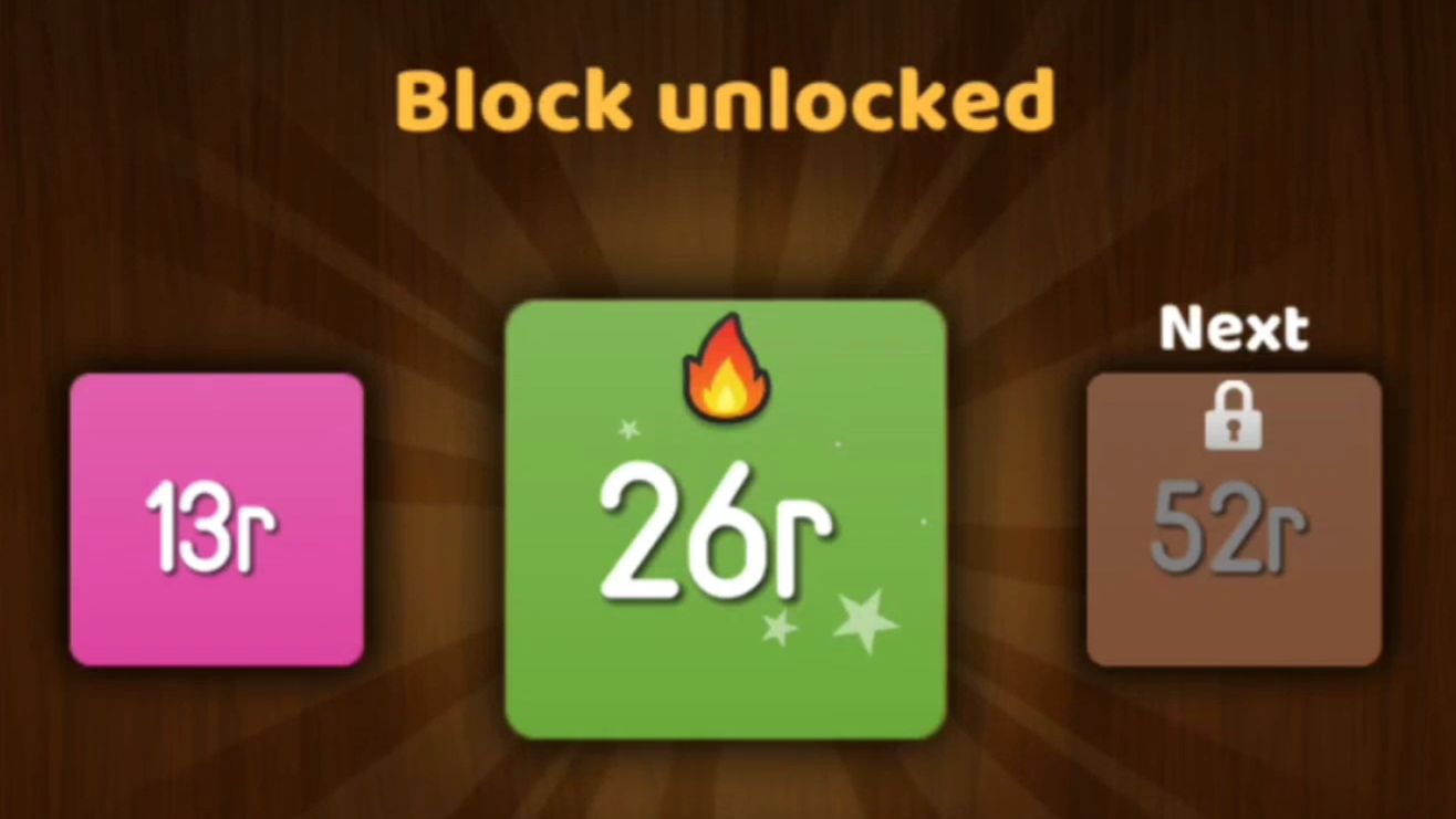 NumBlocks (6r → 13r → 26r)