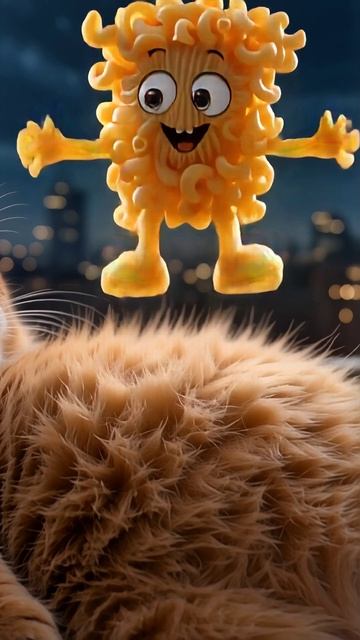 Макарошка и толстый кот